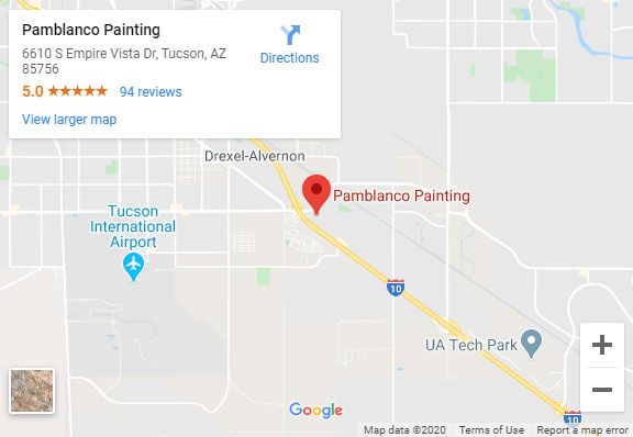 Pamblanco Painting Tucson Map